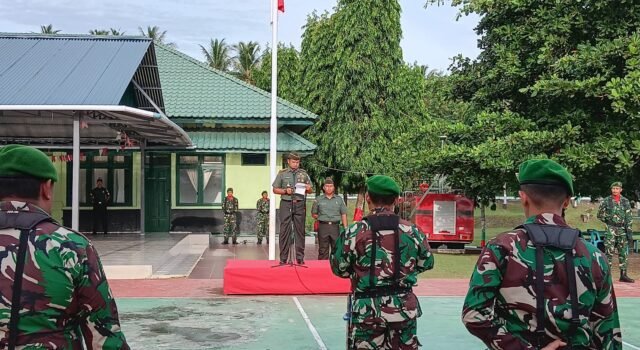 Kodim 0112/Sabang Gelar Upacara Rutin 17-an, Perkuat Jiwa Nasionalisme Prajurit