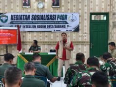 Bentengi Prajurit dari Bahaya Narkoba, Kodim 0112/Sabang Gelar Kegiatan Sosialisasi P4GN