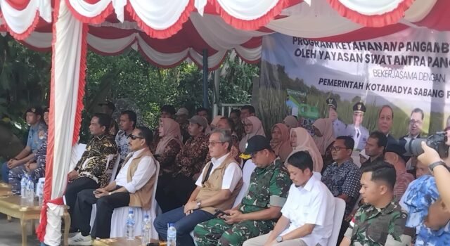 Dandim 0112/Sabang Hadiri Peluncuran Program Ketahanan Pangan Berbasis Sekolah di Titik Nol Kilometer Indonesia