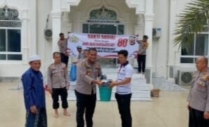 Polsek Sukakarya Polres Sabang Gelar Bakti Religi di Masjid Jamik Baitul Muna