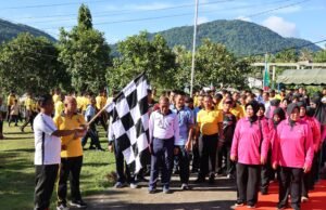 Polres Sabang Gelar Olahraga Bersama Semarakkan Hari Bhayangkara Ke-80