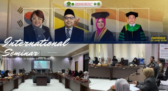 Akademisi dari Brunei, Korsel dan Tanah Air Sampaikan Materi di Konferensi Internasional Perdana Senat Mahasiswa Pascasarjana UIN Ar-Raniry