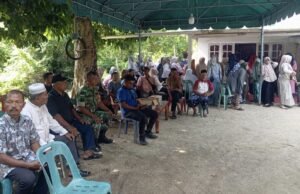 Babinsa Koramil 01/Sukajaya Hadiri dan Bantu Pelaksanaan Fardhu Kifayah Warga Binaan di Cot Abeuk