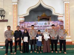 Polres Sabang Gelar Lomba Hafalan Surah Pendek Semarakkan HUT Bhayangkara ke-80