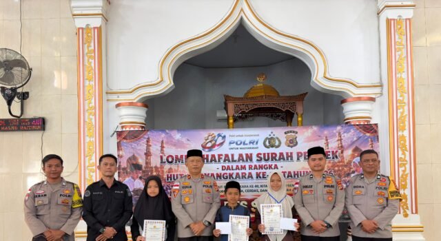 Polres Sabang Gelar Lomba Hafalan Surah Pendek Semarakkan HUT Bhayangkara ke-80