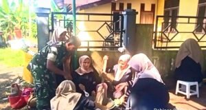Babinsa Koramil 01/Sukajaya Monitor Lomba Dodol Khas Aceh, Dorong Pelestarian Kuliner Tradisional