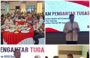 Kebersamaan dan Sinergitas, Warnai Malam Pengantar Tugas Dandim 0112/Sabang