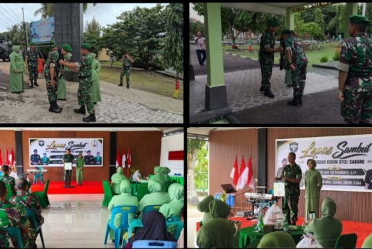 Kodim 0112/Sabang Sambut Dandim Baru, Letkol Arm Moh. Zaenal Arifin Siap Lanjutkan Pengabdian untuk Masyarakat Sabang