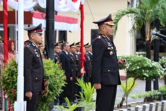 Upacara Peringatan Hari Bhayangkara KE-80 Polres Sabang Berlangsung Khidmat, Tekankan Polri Untuk Masyarakat