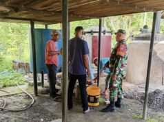 Babinsa Koramil 02/Sukakarya Dampingi Komunitas Penyuling Nilam, Waspadai Risiko Kebakaran