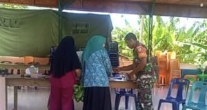 Babinsa Paya Kawal Penyaluran Subsidi Listrik dan LPG 3 Kg, 196 KK Terima Bantuan