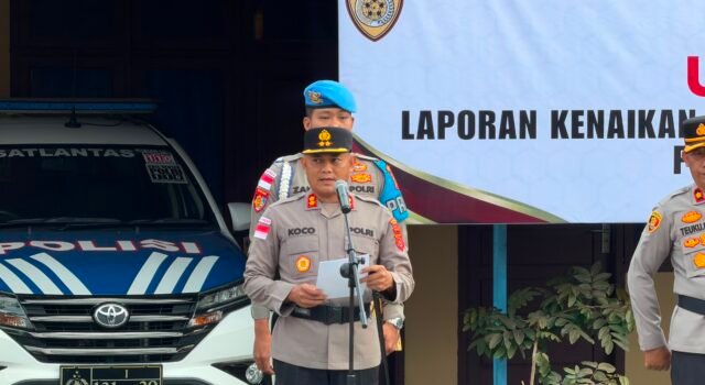 24 Personel Polres Sabang Naik Pangkat, Kapolres: Jadikan Amanah Ini Motivasi Tingkatkan Pengabdian
