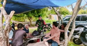 Babinsa Kuta Ateuh Gandeng Tokoh Masyarakat Perkuat Keamanan Lingkungan di Sabang