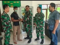Warga Serahkan Senjata Api Rakitan ke Koramil 09/Ulee Kareng