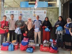 Babinsa Kuta Timu Dampingi Penyaluran Bantuan untuk Korban Longsor dan Banjir, Pastikan Tepat Sasaran