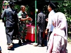 Hadiri Pesta Pernikahan Warga, Babinsa Gampong Keuneukai Pererat Silaturahmi