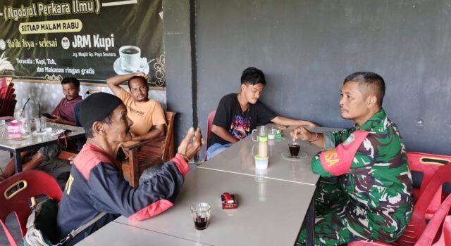 Pererat Ikatan Batin, Babinsa Paya Seunara Dengar Langsung Suara Warga
