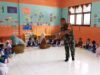 Jadi Harapan Masa Depan, Babinsa Keuneukai Ajak Anak-anak TK Rajin Belajar