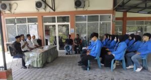Babinsa Iboih Hadiri Rapat Penerimaan Mahasiswa KKN Universitas Win Araniri