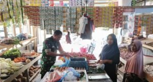 Babinsa Kodim 0112/Sabang Pantau Harga Cabai dan Sembako, Pastikan Ketersediaan Bahan Pokok di Pasar Kuta Barat