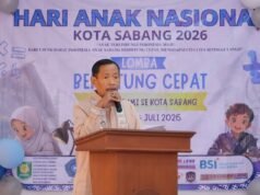 Peringati Hari Anak Nasional, Wakil Wali Kota Sabang Ajak Semua Pihak Lindungi Hak Anak.