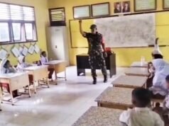 Bentuk Berkarakter dan Disiplin Siswa, Babinsa Koramil 02/Sukakarya Berikan Wawasan Kebangsaan di Sekolah