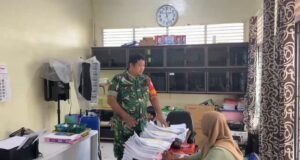 Perkuat Data Wilayah dan Silaturahmi, Babinsa Ie Meulee Gelar Puldata Demografi