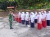 Disiplin Dimulai dari Sekolah, Babinsa Koramil 01/Sukajaya Latih PBB Siswa SMP 4 Keuneukai