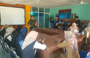 Babinsa Kuta Ateuh Pantau Survei Migrasi Malaria, Dukung Penanggulangan Penyakit Menular