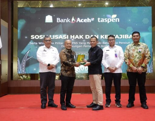 Bank Aceh dan Taspen Gelar Sosialisasi Hak dan Kewajiban serta Wirausaha Pintar bagi PNS Menjelang Pensiun
