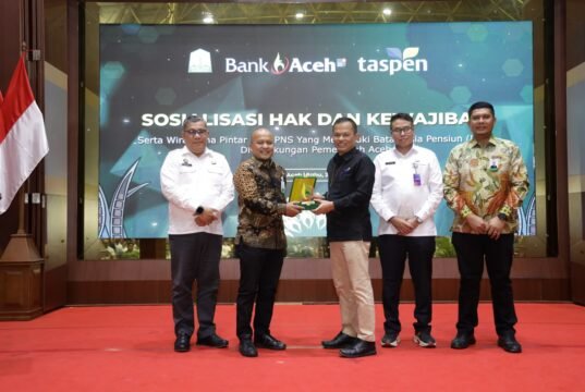Bank Aceh dan Taspen Gelar Sosialisasi Hak dan Kewajiban serta Wirausaha Pintar bagi PNS Menjelang Pensiun