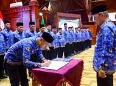 Sekda Aceh Muhammad Nasir Dilantik Sebagai Ketua KORPRI Aceh