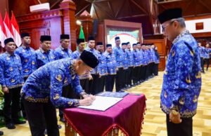 Sekda Aceh Muhammad Nasir Dilantik Sebagai Ketua KORPRI Aceh