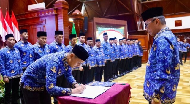 Sekda Aceh Muhammad Nasir Dilantik Sebagai Ketua KORPRI Aceh