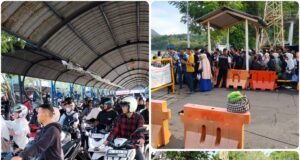 Para Pelancong Antrian Panjang Untuk Nyebrang ke Daratan Aceh, “Situasi Aman dan Lancar”