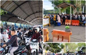 Para Pelancong Antrian Panjang Untuk Nyebrang ke Daratan Aceh, “Situasi Aman dan Lancar”