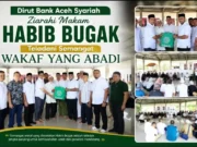 Dirut Bank Aceh Syariah Ziarahi Makam Habib Bugak, Teladani Semangat Wakaf yang Abadi