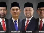 HUT Ke-3 Forum Pemred Multimedia: Mualem Terima Pena Emas, Sekda Nasir dan Dirut BAS Raih Award