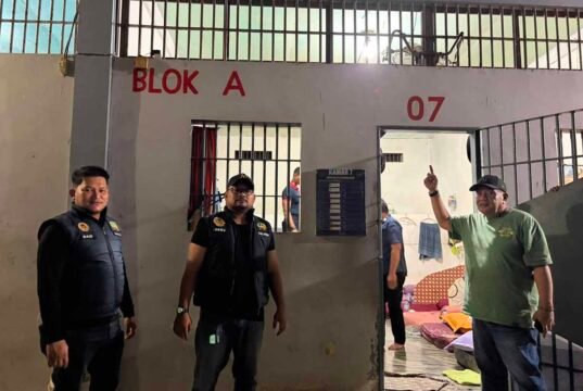 Pastikan Zero Halinar, Kakanwil Ditjenpas Aceh Sambangi Lapas Banda Aceh