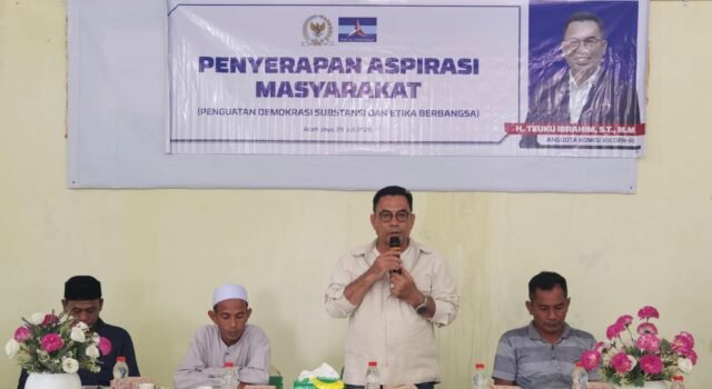 Anggota DPR RI HT Ibrahim Serap Aspirasi Masyarakat Aceh Jaya
