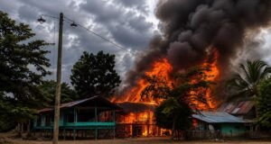 Dayah Istiqamatuddin Rauzatul Jannah Bandar Dua Pijay Terbakar, Sejumlah Bangunan Hangus