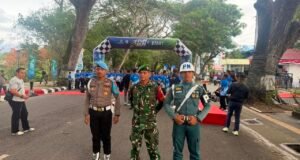 Babinsa Kuta Ateuh Pantau Kegiatan Fun Run BPJS Kesehatan, Dukung Pola Hidup Sehat