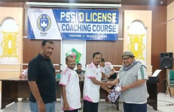 Kursus Pelatih Lisen D PSSI Aceh di Sigli, ‘Coach Educator PSSI Pusat Zainal Zapelo Gembleng 24 Calon Pelatih Muda Aceh’