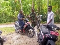 Antisipasi Cuaca Ekstrem, Babinsa dan Perangkat Gampong Paya Bahas Langkah Pencegahan Bencana
