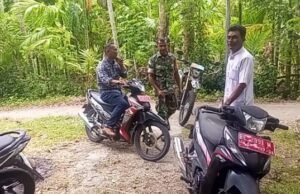 Antisipasi Cuaca Ekstrem, Babinsa dan Perangkat Gampong Paya Bahas Langkah Pencegahan Bencana
