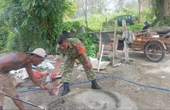 Kepedulian Tanpa Jarak, Babinsa Cot Abeuk Bantu Pekerjaan Warga Binaan