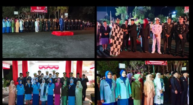Pijar Kemerdekaan di Ujung Barat, Dandim 0112/Sabang Hadiri Upacara Taptu