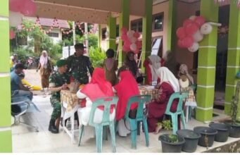 Babinsa Aneuk Laot Komsos Bersama Posyandu, Tekankan Pencegahan Stunting Lewat Gizi dan Pemantauan Rutin