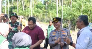 Kapolres Sabang Bersama Wali Kota Tanam Padi Gogo, Dukung Program Ketahanan Pangan Presiden RI