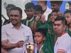 Luar Biasa, Pasca Banjir Tamiang United Sabet Juara Piala Soeratin U-13 dan Final U-15 Sabtu Petang di Stadion Blang Paseh